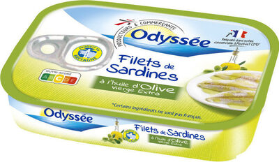 Filets de sardines à l'huile d'olive vierge extra