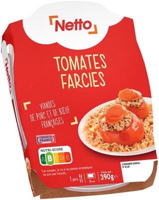 TOMATES FARCIES ET RIZ TOMATE 390g