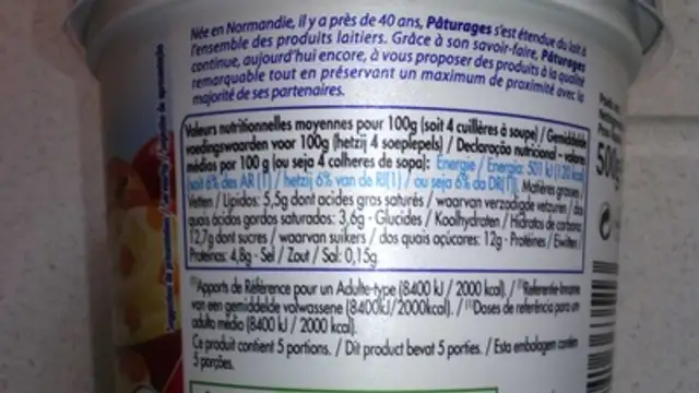 Fromage Frais aux pommes caramélisées front packaging