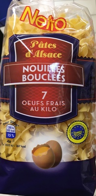 NOUILLES BOUCLEES 7 ŒUFS FRAIS-250g front packaging
