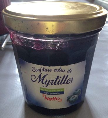 CONFITURE EXTRA de myrtilles 50% fruits