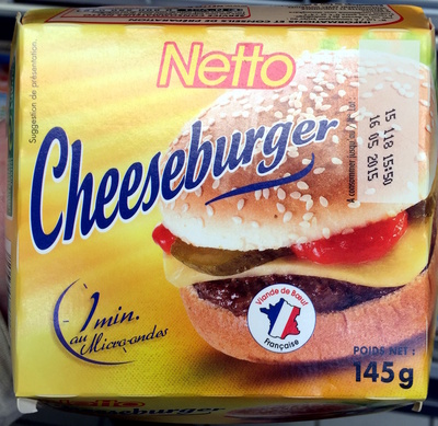 Cheeseburger - NETTO - 145g front packaging