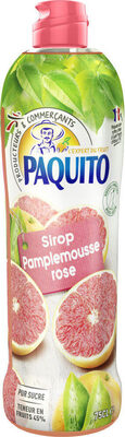Sirop pamplemousse rose front packaging