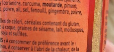 CIGALOU Mélange épices barbecue viande 200 gr ingredients label
