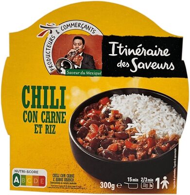 BARQUETTE Chili con carne et riz
