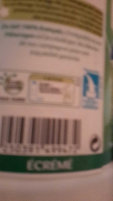 Lait uht ecreme bio bt 1l