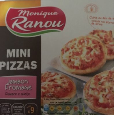 Mini pizzas jambon fromage RANOU
