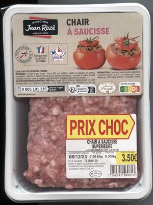 Chair à saucisse front packaging