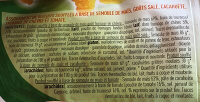 Coffret 4 saveurs 90g ingredients label
