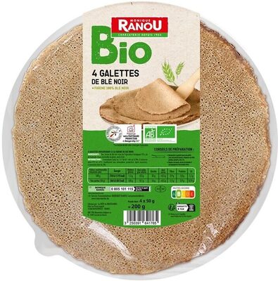 quatre galettes de blé noir front packaging