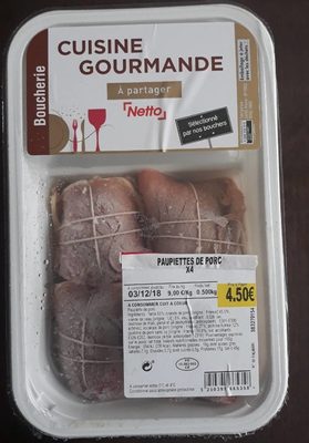 Paupiette de porc ×4 front packaging