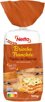 Brioche tranchée aux pépites de chocolat 500g