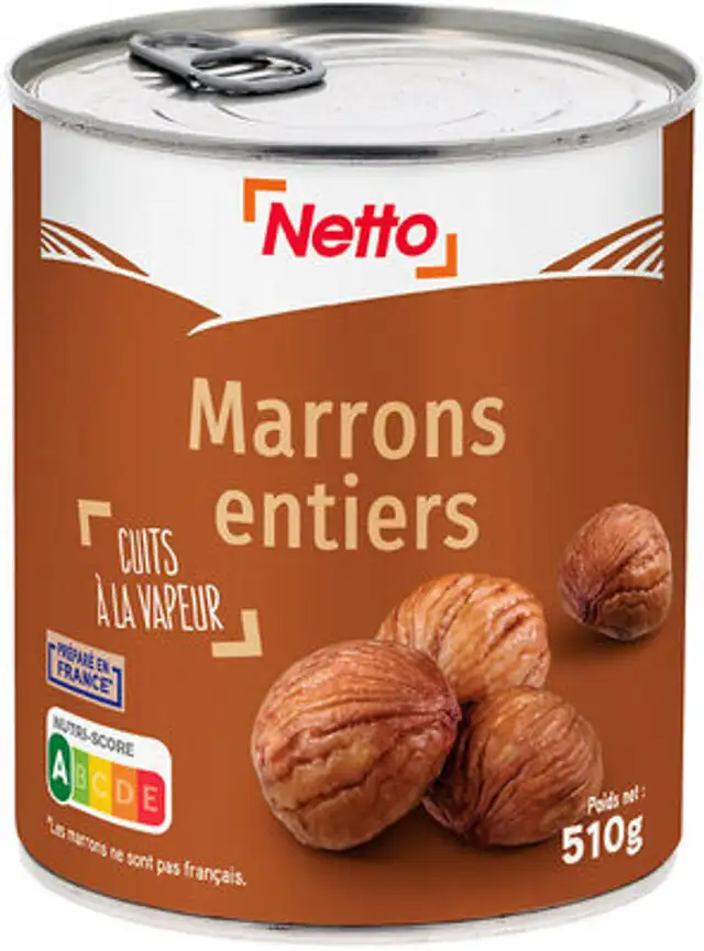 Marrons pelés à l'étuvée - 4/4 front packaging