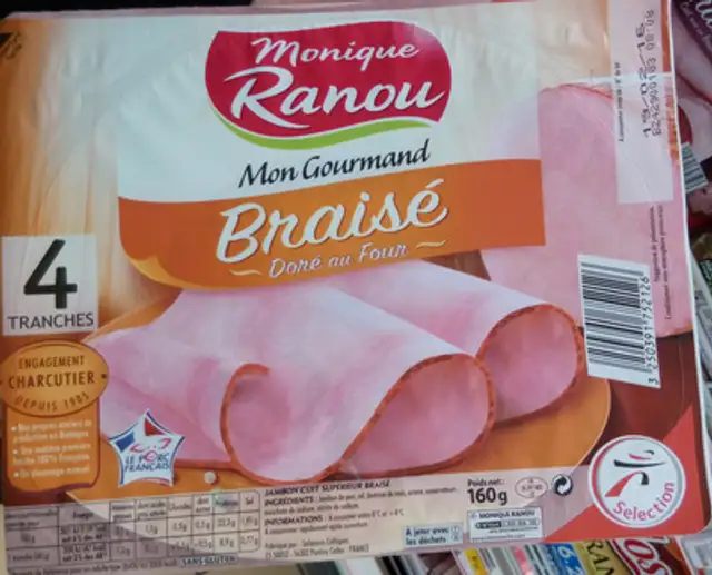 Jambon le braisé front packaging