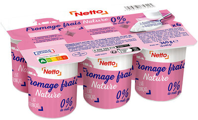 Petit fromage frais nature 0% 6x60g