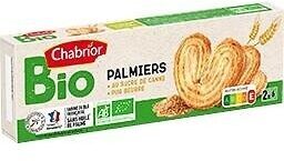Palmiers au sucre de canne 100g BIO
