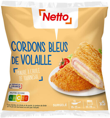 Cordon bleu de poulet 500g