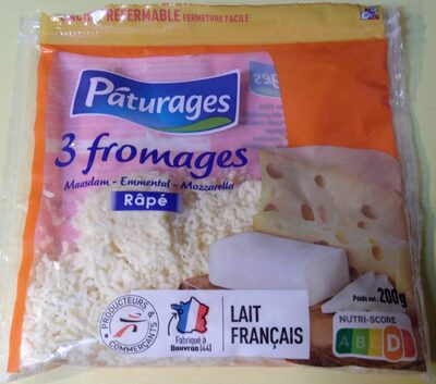 3 fromages Râpé
