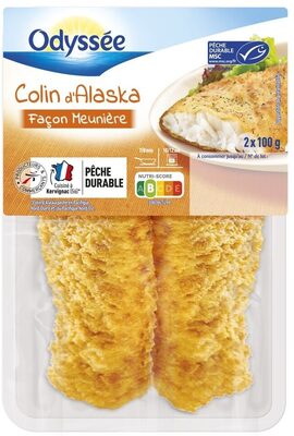 Colin d'Alaska façon meunière x2 - MSC - 200g front packaging