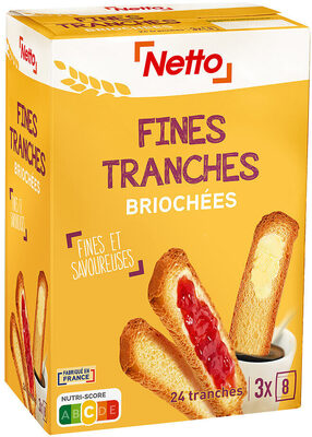 Fines tranches briochées front packaging