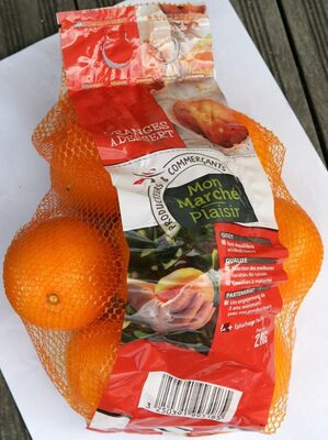 Oranges à dessert front packaging