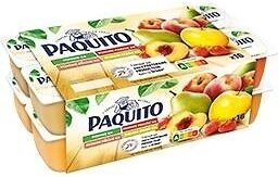 DESSERT DE FRUITS PANACHE 16X100G - pomme, pomme fraise, pomme poire, pomme pêche