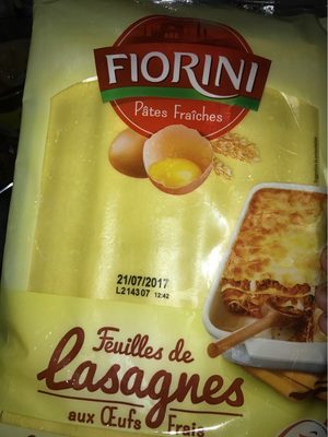 FEUILLES DE LASAGNES 250g