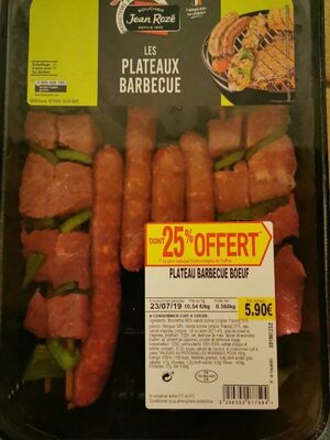 Plateau Barbecue Bœuf front packaging