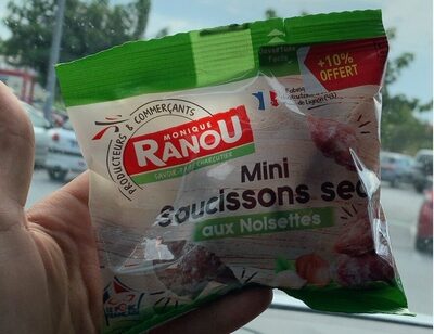 Mini saucissons secs aux Noisettes