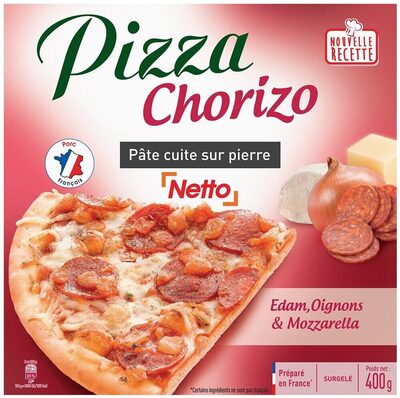 Pizza Di Pierra Chorizo surgelée 400g front packaging