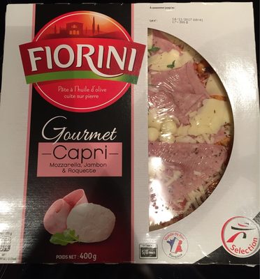 Fiorini La Pizza Capri mozzarella jambon roquette 400 g