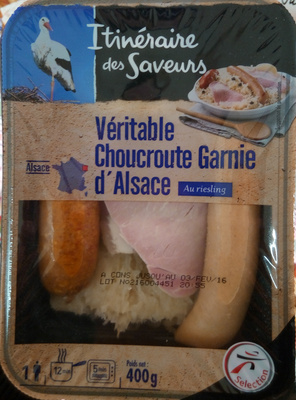 CHOUCROUTE GARNIE 400g (réf saisonnière octobre à mars)