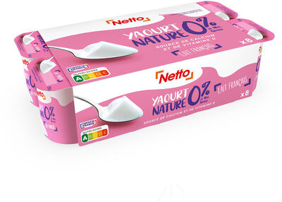 Yaourt nature 0% 8x125g