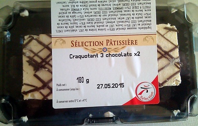 Craquotant 3 chocolats x2