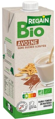 Boisson avoine BIO 1l front packaging
