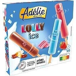 Lolly Ice - goût cola x2 - bubble gum x2 - fraise x2 (GE) - 45mL - P'tits Prods