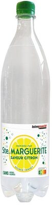 Eau gazeuse aromatisee citron select ste marguerite 1,25l