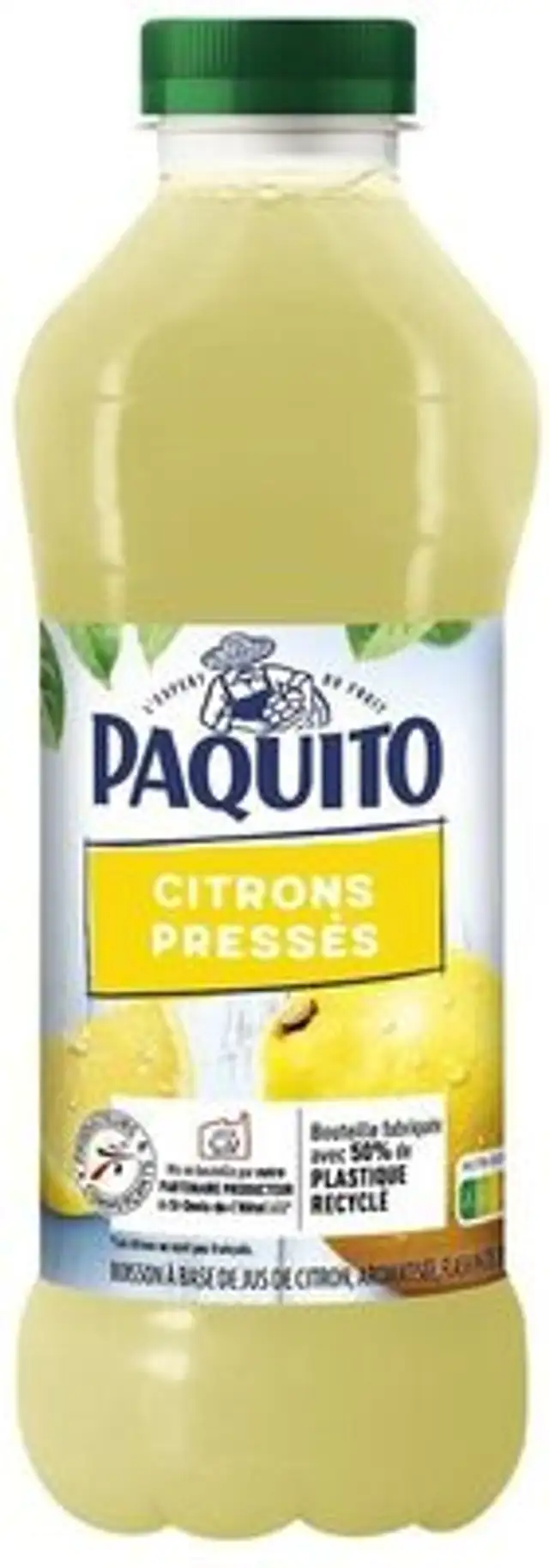 Boisson au jus de citron pet 1 l front packaging