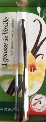 Gousse de vanille front packaging