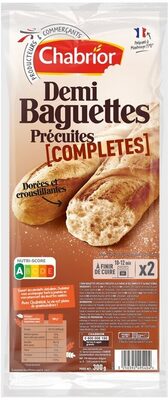 Demi baguette complète x2 - 300g front packaging