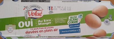 Oeufs frais de poules élevées en plein air