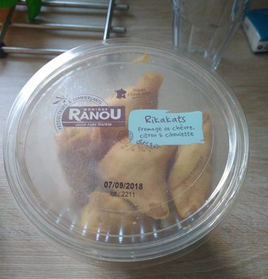 Rikakats fromage de chèvre citron & ciboulette