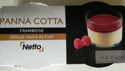 PANNA COTTA FRAMBOISE 2x120g
