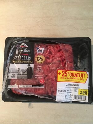 Viande hachee 12% m.g