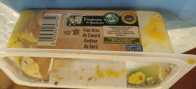 Foie gras de cafard Entier du Gers front packaging