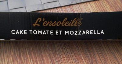 cake tomate mozzarella front packaging