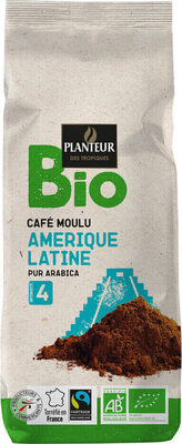Cafe bio amerique latine front packaging