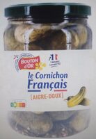 Le cornichon français aigre doux