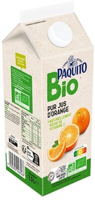 Pj orange sans pulpe bio brique 1,5l
