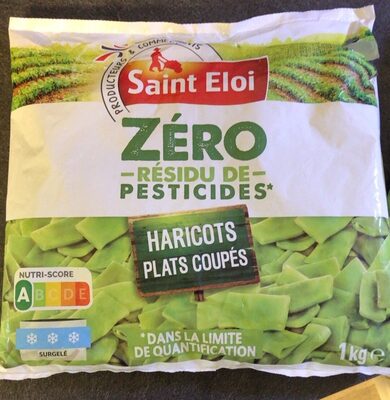 Haricots plats front packaging